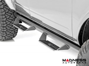 Ford Bronco Side Steps - 4 Door - AL2 Drop Step - Rough Country 